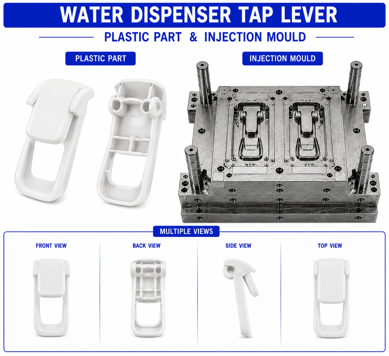 Water Dispenser Plastic Tap Lever